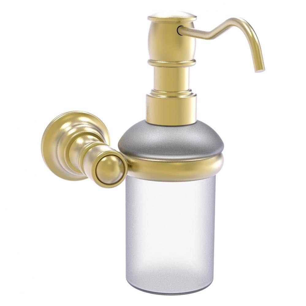 Carolina Collection Wall Mounted Soap Dispenser - Satin Brass