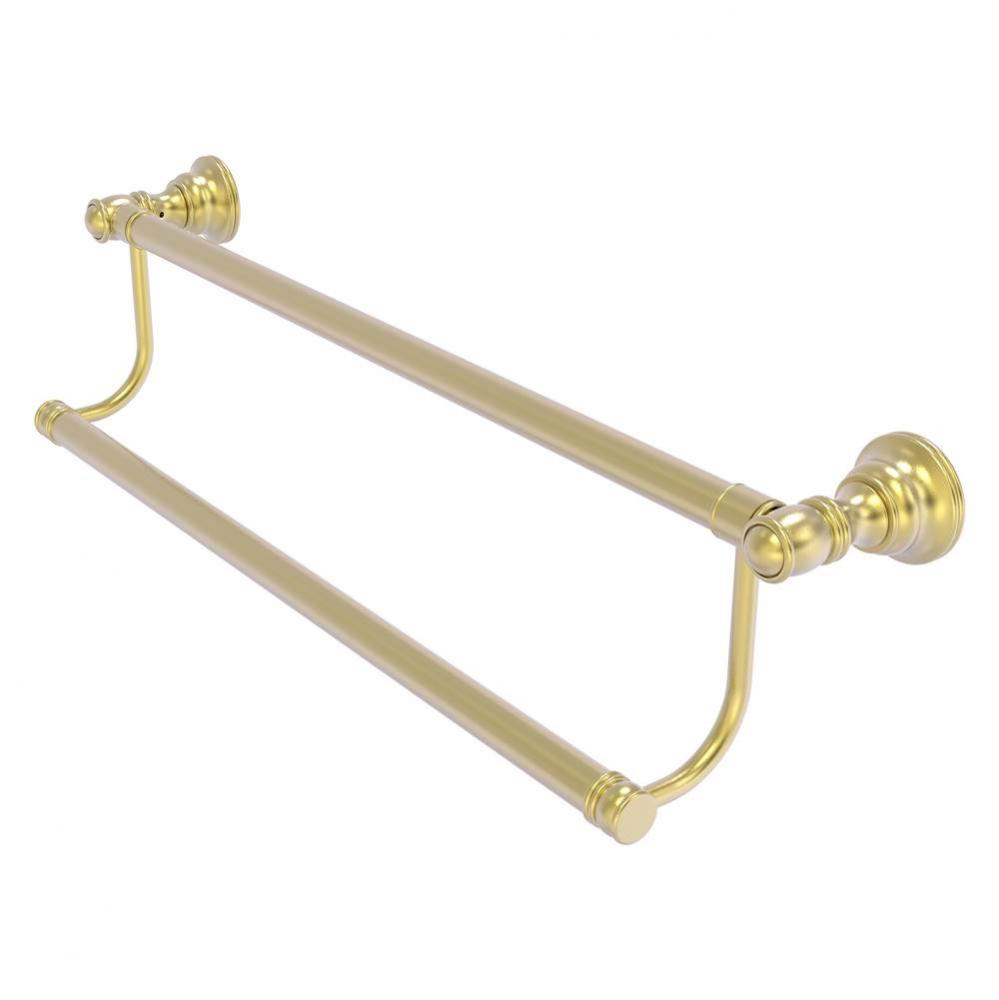 Carolina Collection 18 Inch Double Towel Bar - Satin Brass