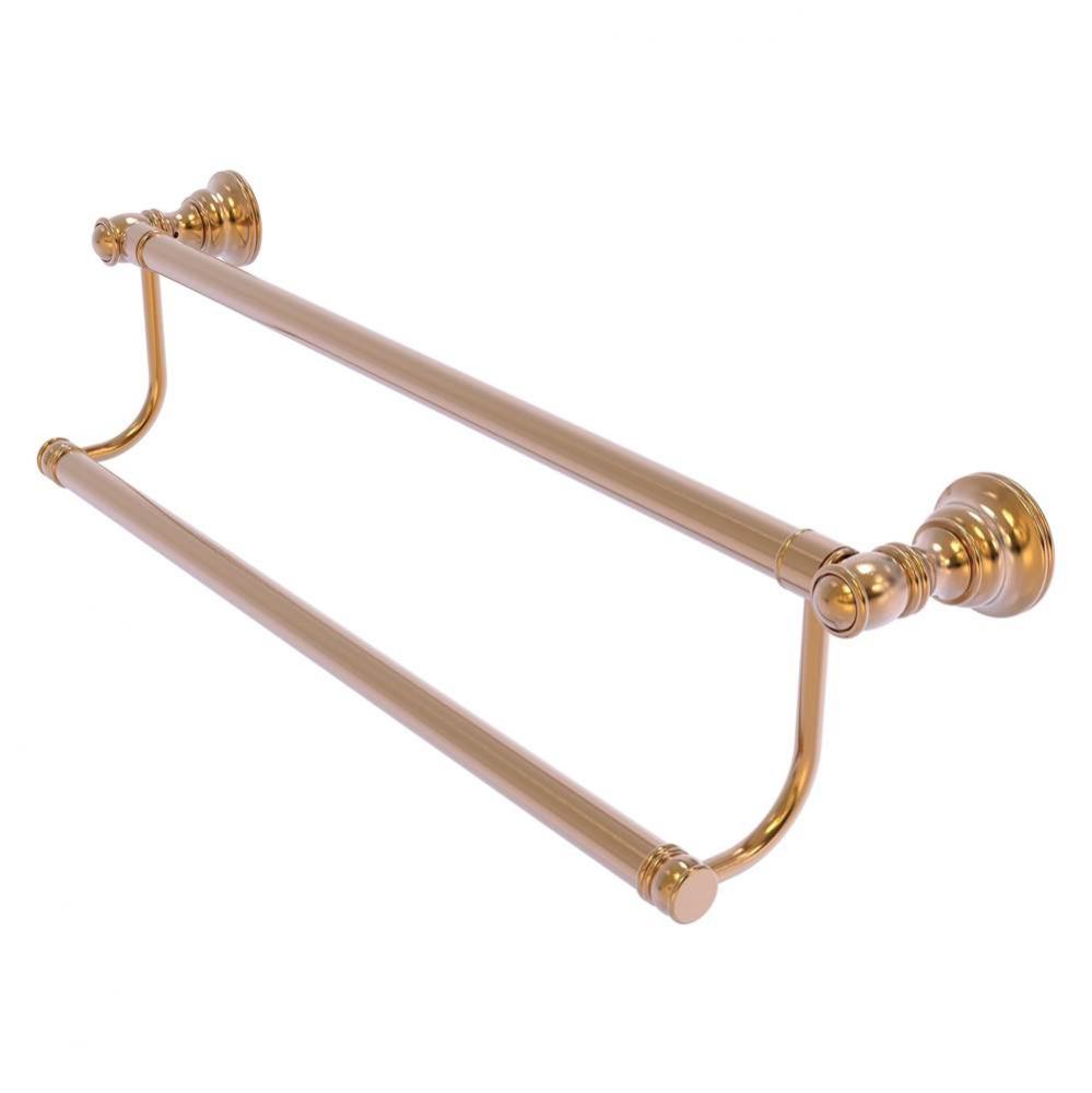 Carolina Collection 24 Inch Double Towel Bar - Brushed Bronze