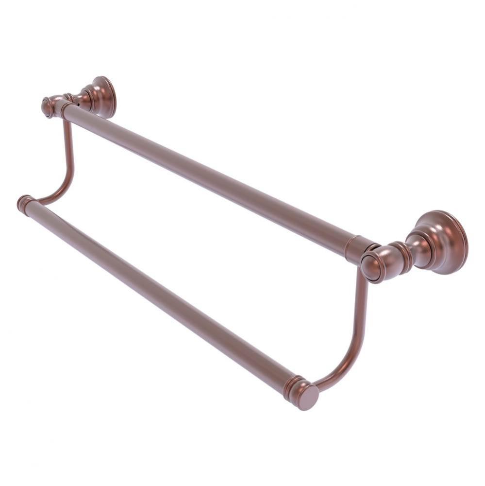 Carolina Collection 30 Inch Double Towel Bar - Antique Copper