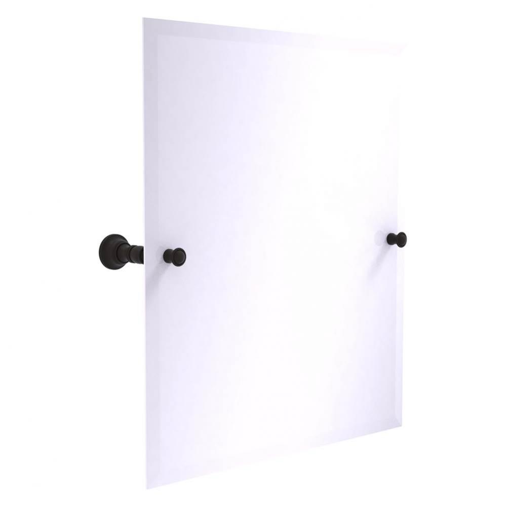 Carolina Collection Frameless Rectangular Tilt Mirror with Beveled Edge - Oil Rubbed Bronze