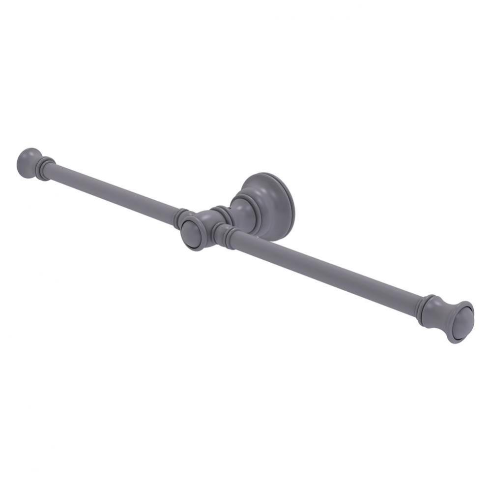 Carolina Collection 2 Arm Guest Towel Holder - Matte Gray