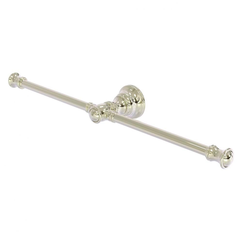 Carolina Collection 2 Arm Guest Towel Holder - Polished Nickel