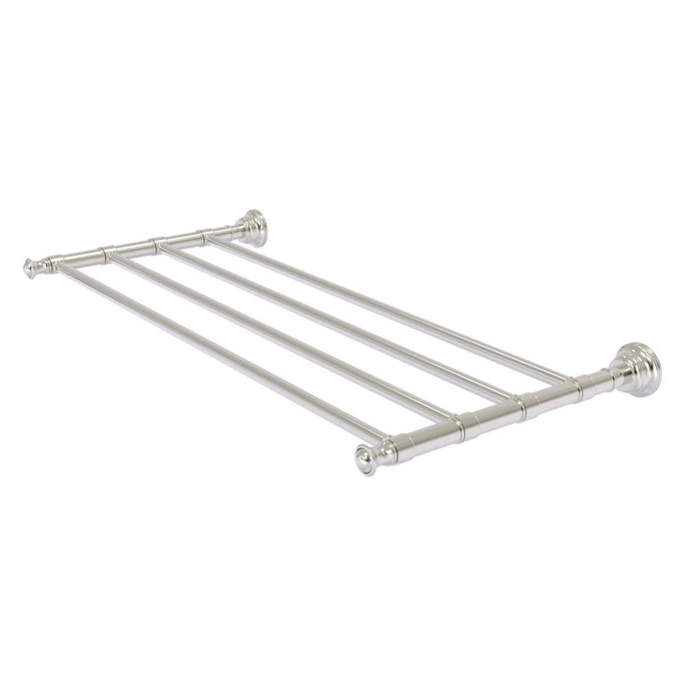 Carolina Collection 24 Inch Towel Shelf - Satin Nickel