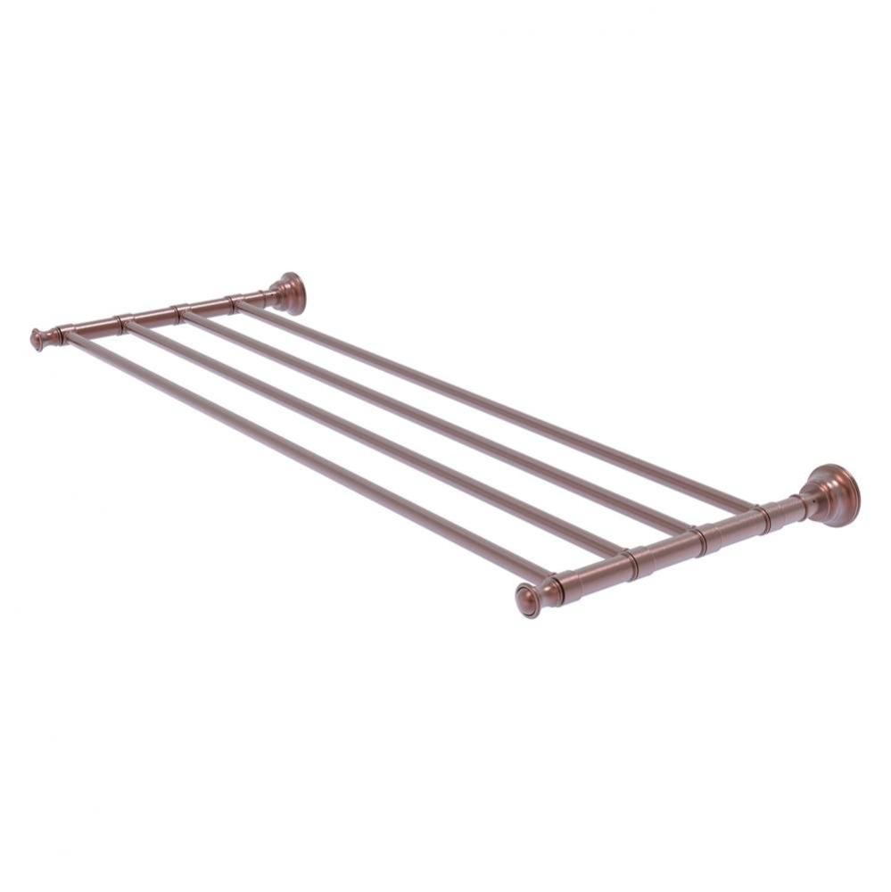 Carolina Collection 30 Inch Towel Shelf - Antique Copper