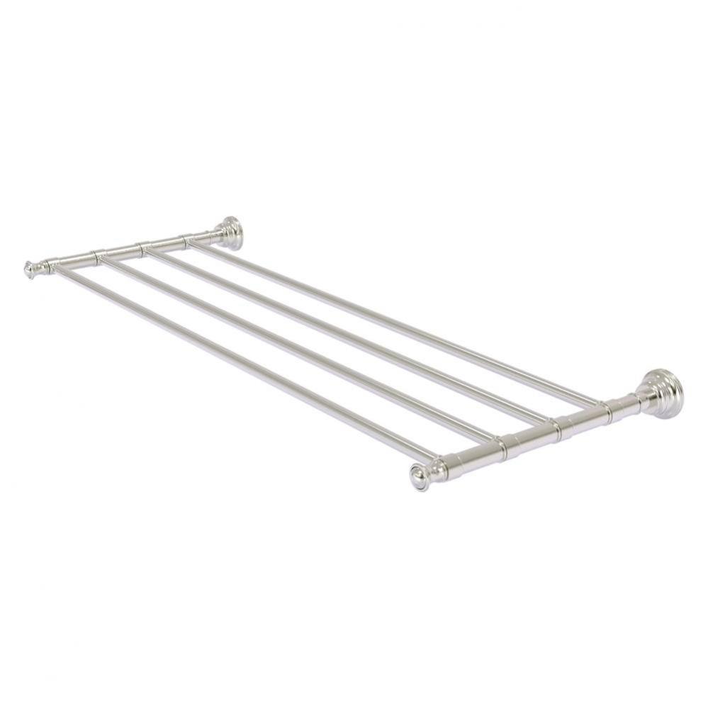 Carolina Collection 30 Inch Towel Shelf - Satin Nickel
