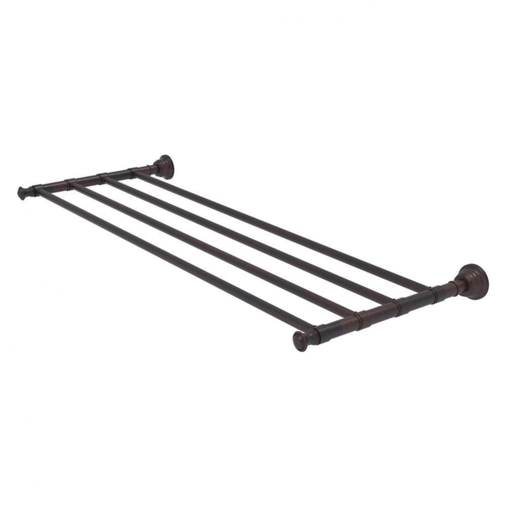 Carolina Collection 30 Inch Towel Shelf - Venetian Bronze