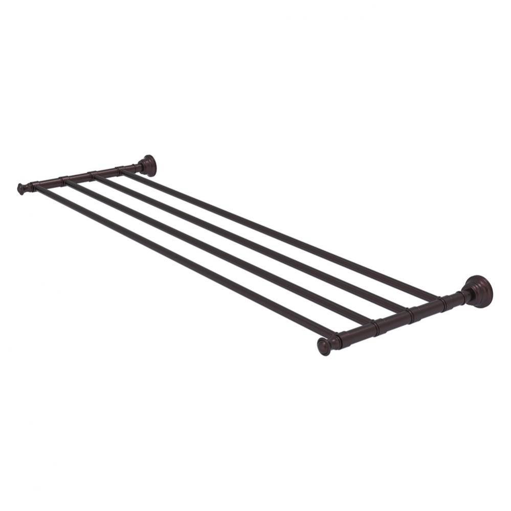 Carolina Collection 36 Inch Towel Shelf - Antique Bronze