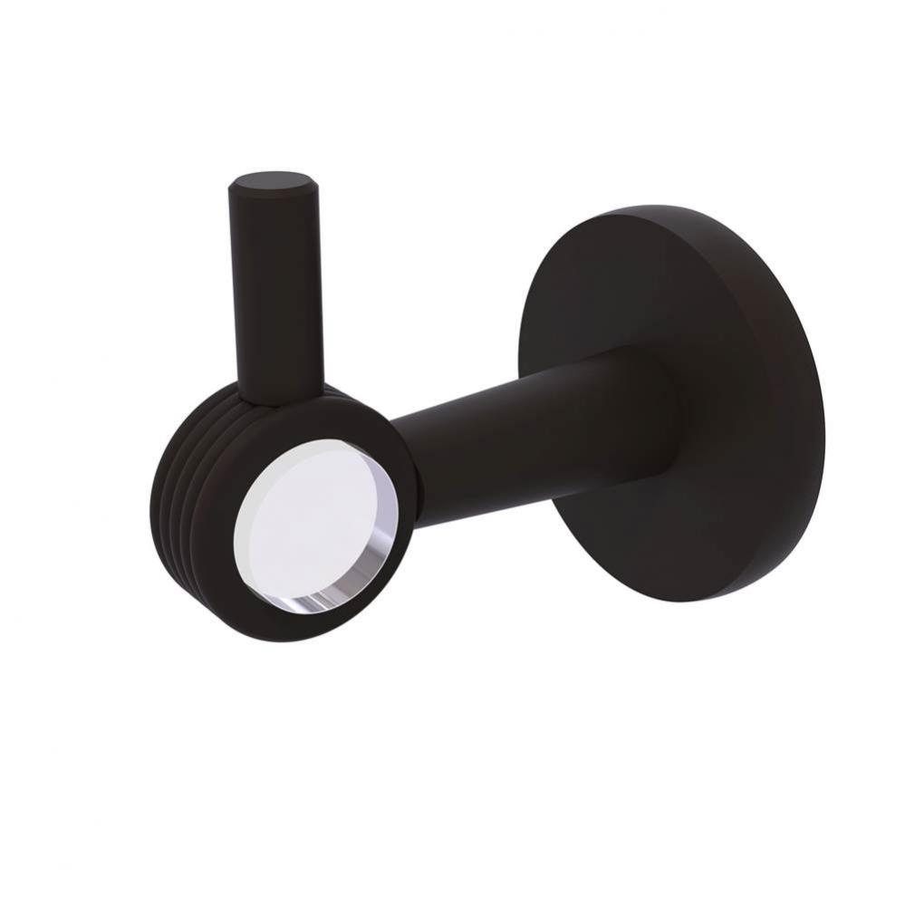 Clearview Collection Robe Hook with Groovy Accents