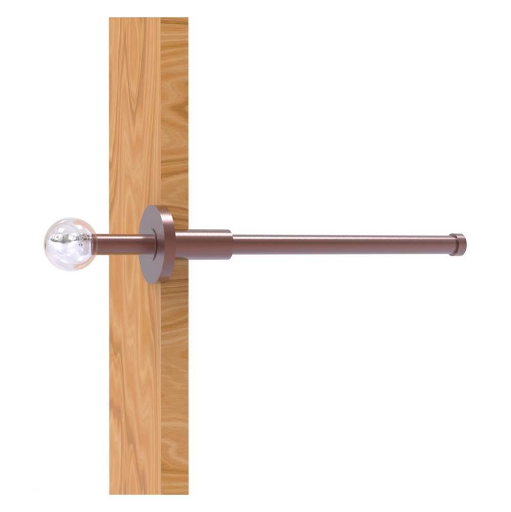 Clearview Collection Retractable Pullout Garment Rod - Antique Copper