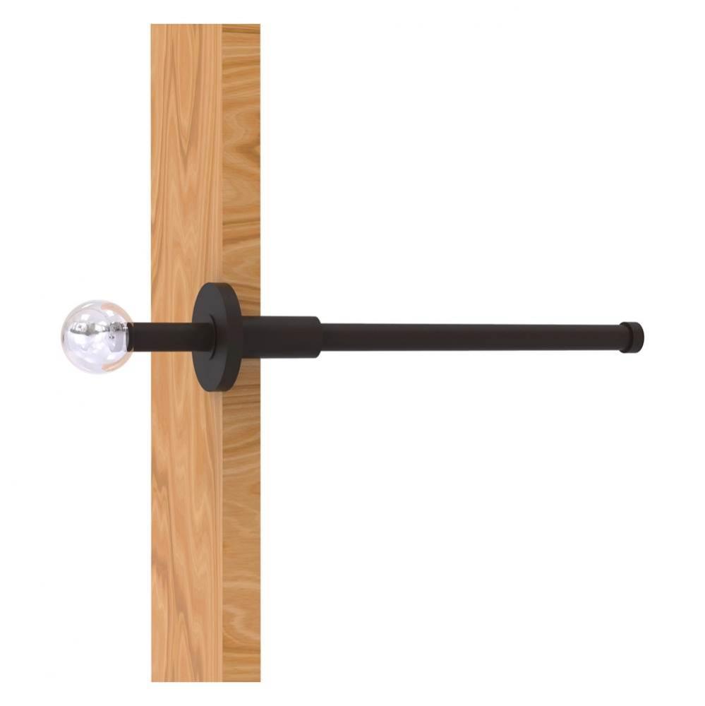 Clearview Collection Retractable Pullout Garment Rod - Oil Rubbed Bronze