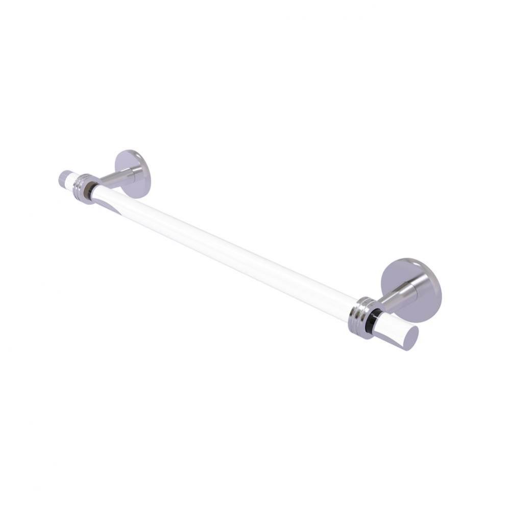 Clearview Collection 30 Inch Towel Bar with Dotted Accents