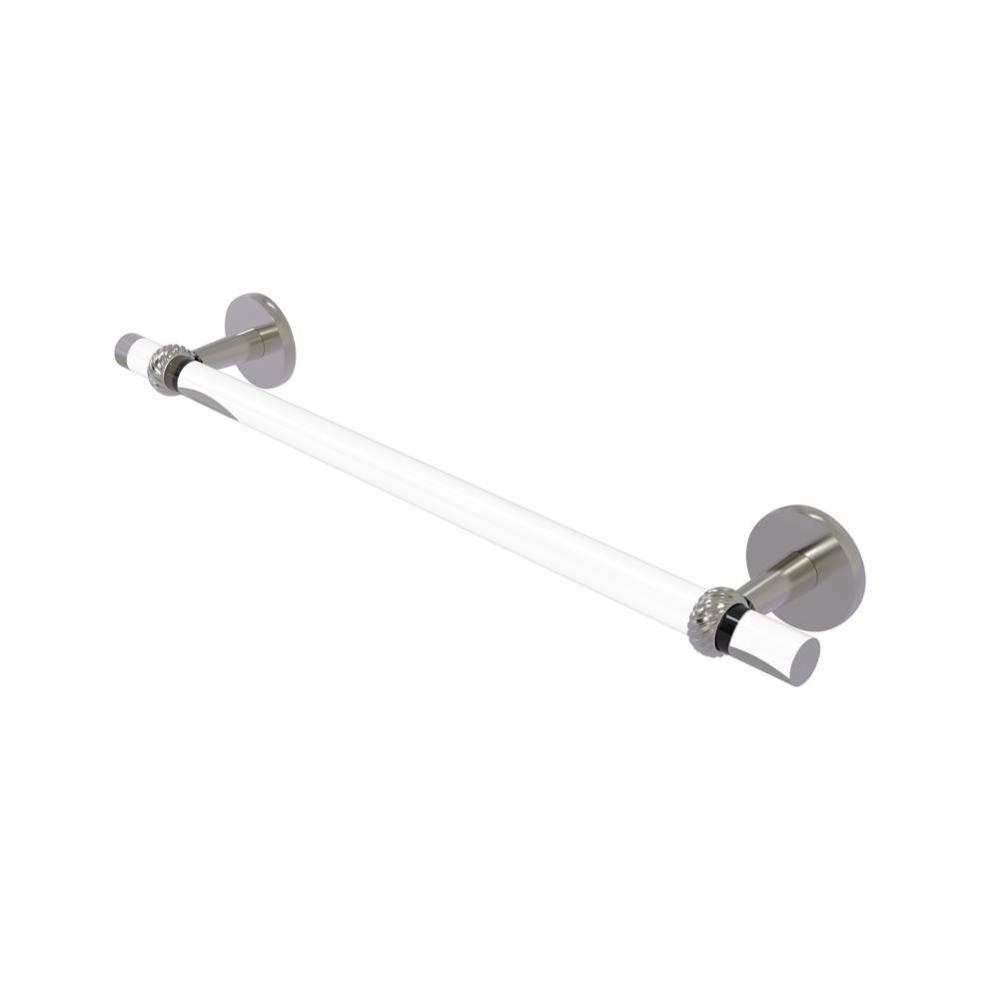 Clearview Collection 18 Inch Towel Bar with Twisted Accents