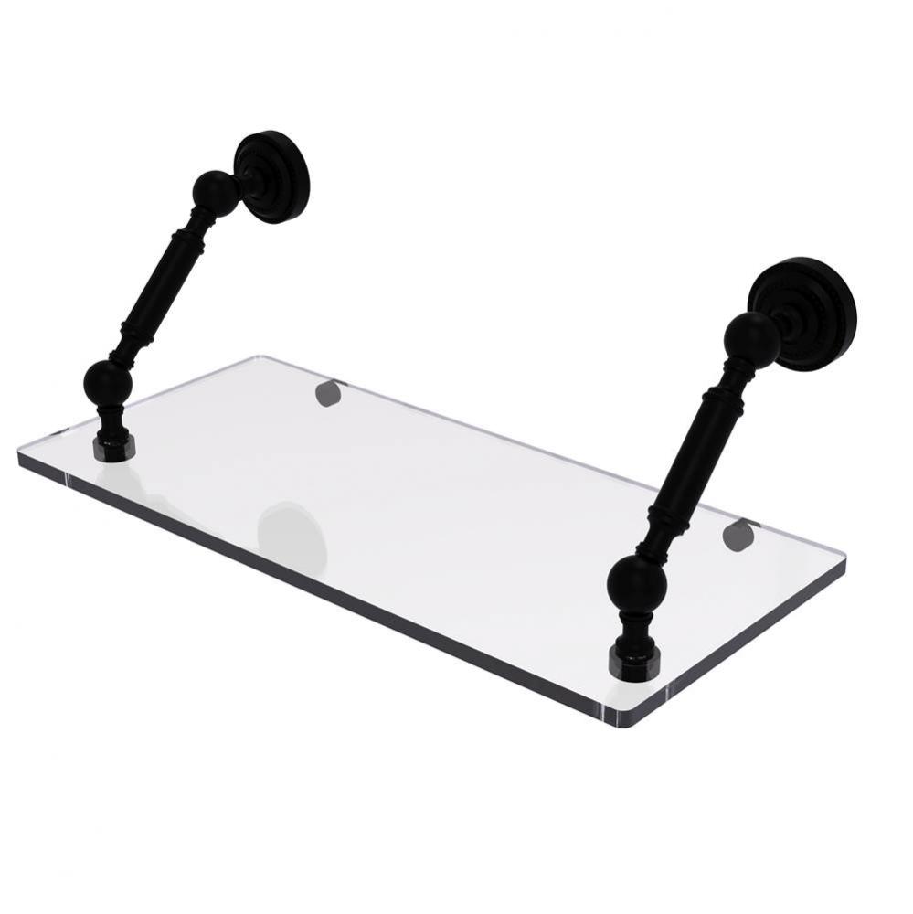 Dottingham Collection 18 Inch Floating Glass Shelf