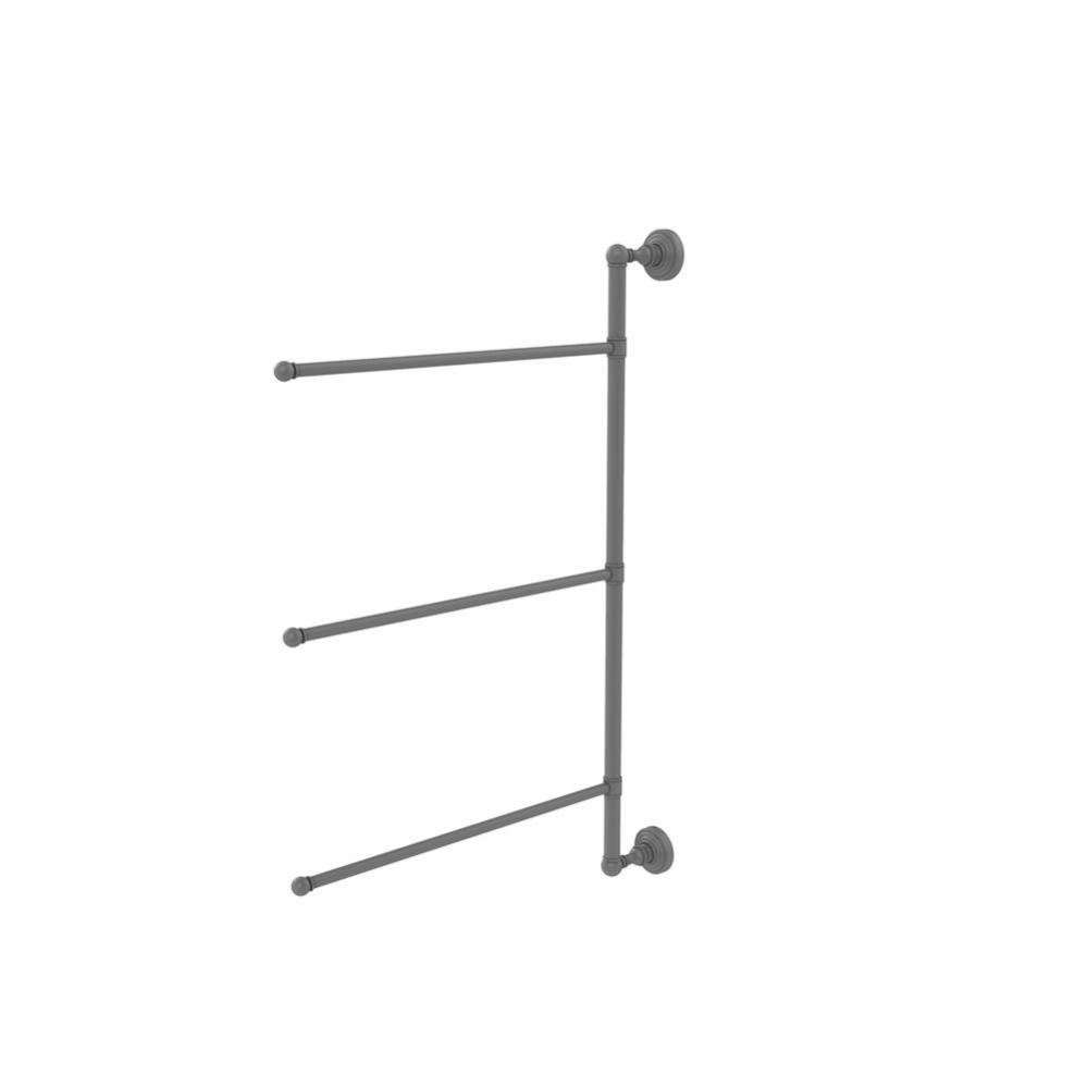 Dottingham Collection 3 Swing Arm Vertical 28 Inch Towel Bar