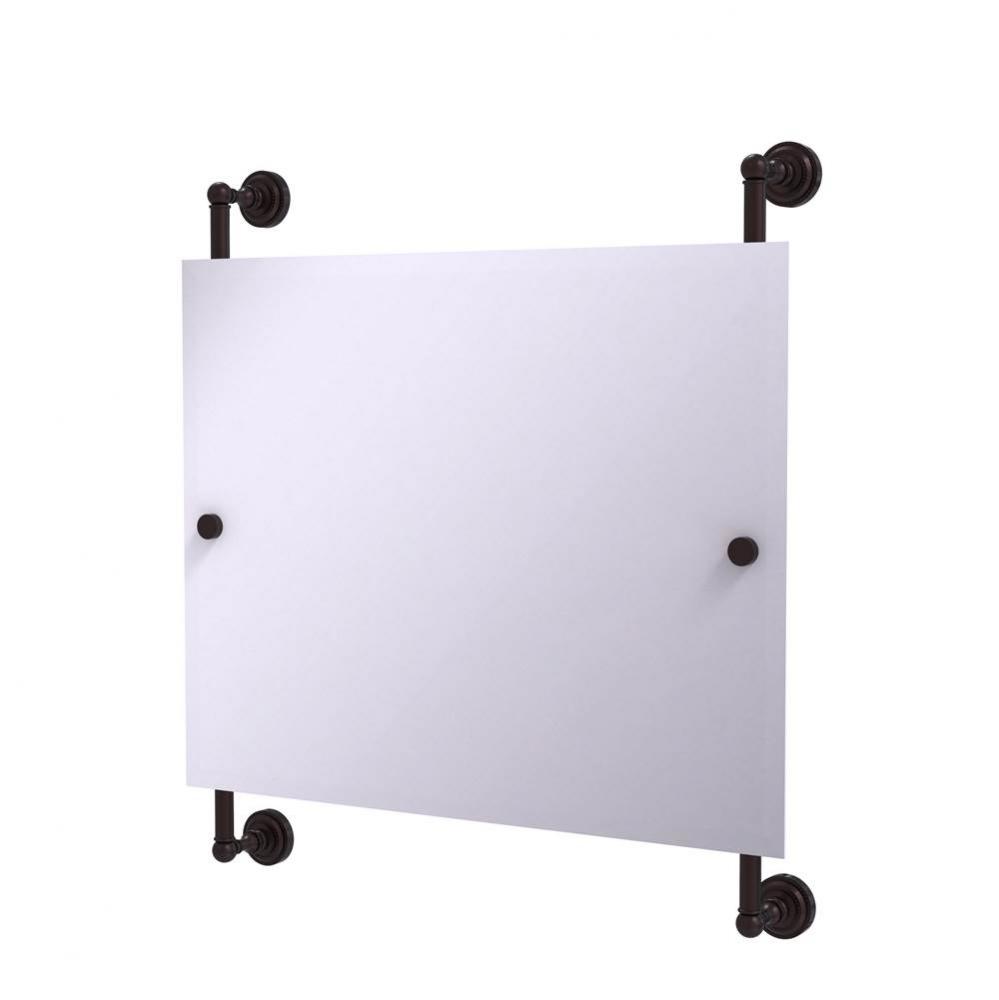 Dottingham Landscape Rectangular Frameless Rail Mounted Mirror