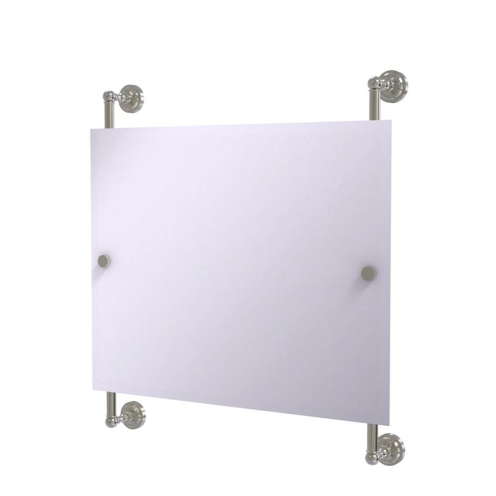 Dottingham Landscape Rectangular Frameless Rail Mounted Mirror