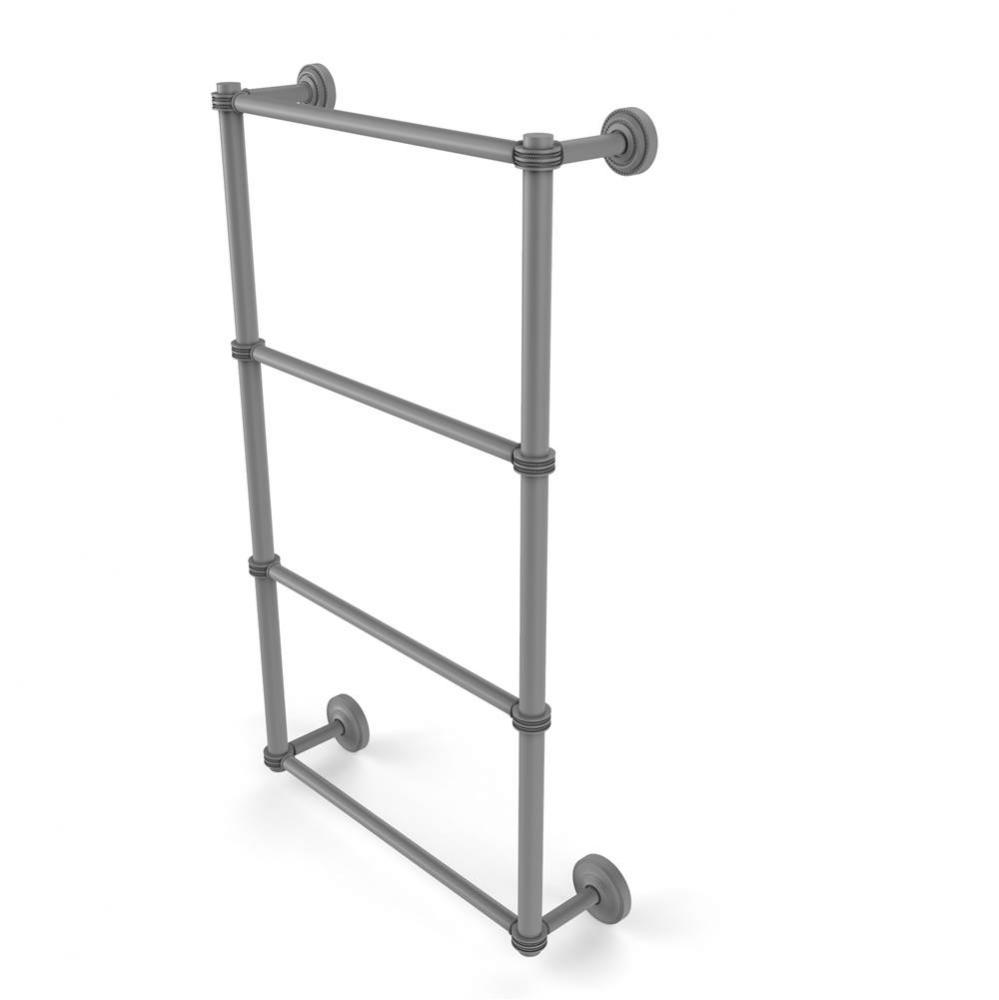 Dottingham Collection 4 Tier 30 Inch Ladder Towel Bar with Dotted Detail