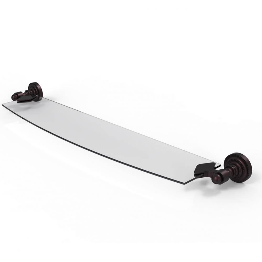 Dottingham Collection 24 Inch Glass Shelf