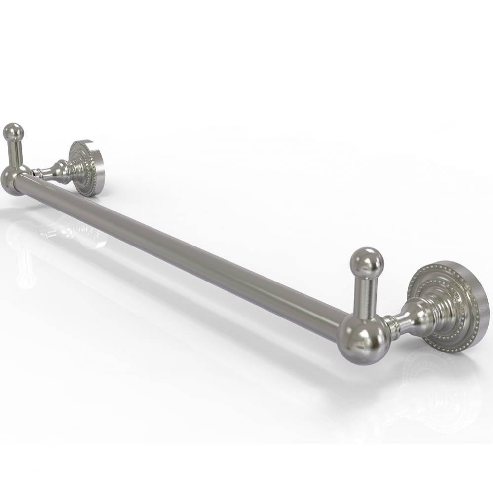 Dottingham Collection 24 Inch Towel Bar with Integrated Hooks