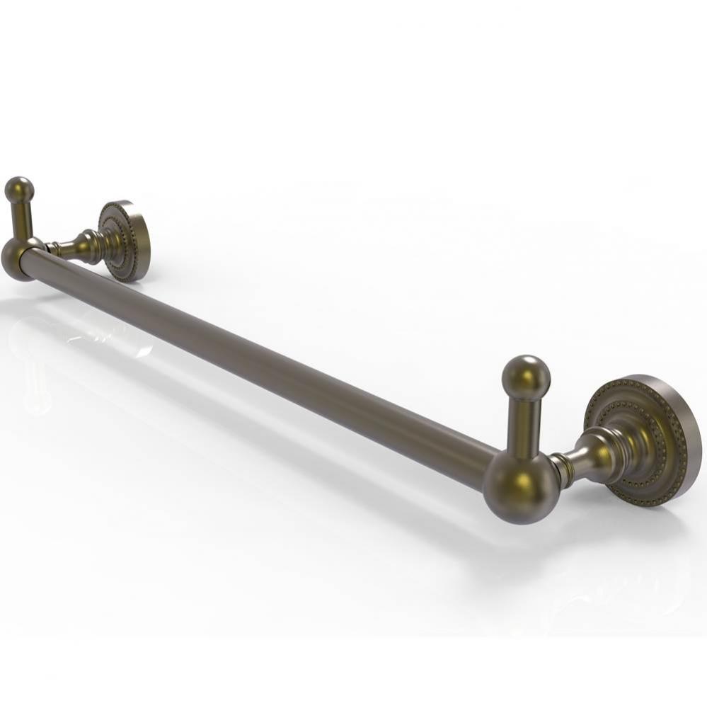 Dottingham Collection 30 Inch Towel Bar with Integrated Hooks