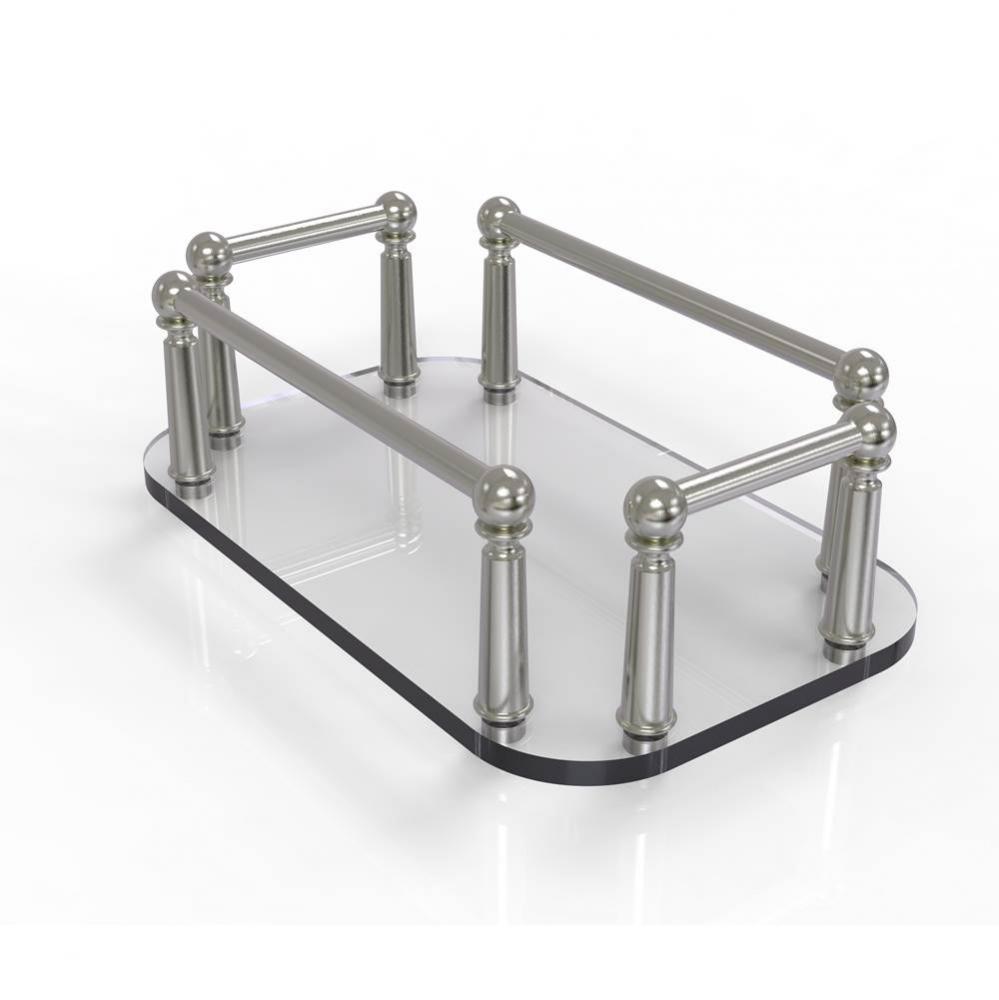 Vanity Top Glass Guest Towel Tray