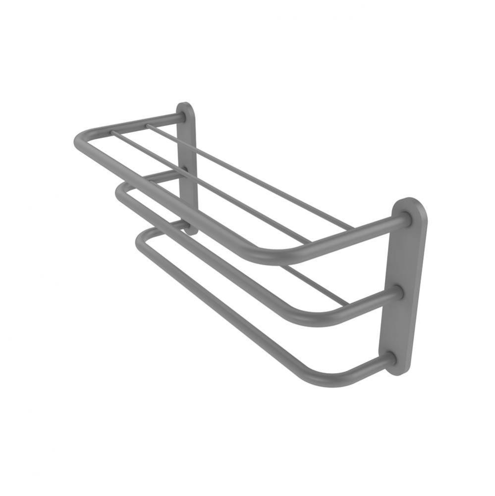 Three Tier Hotel Style Towel Shelf with Drying Rack