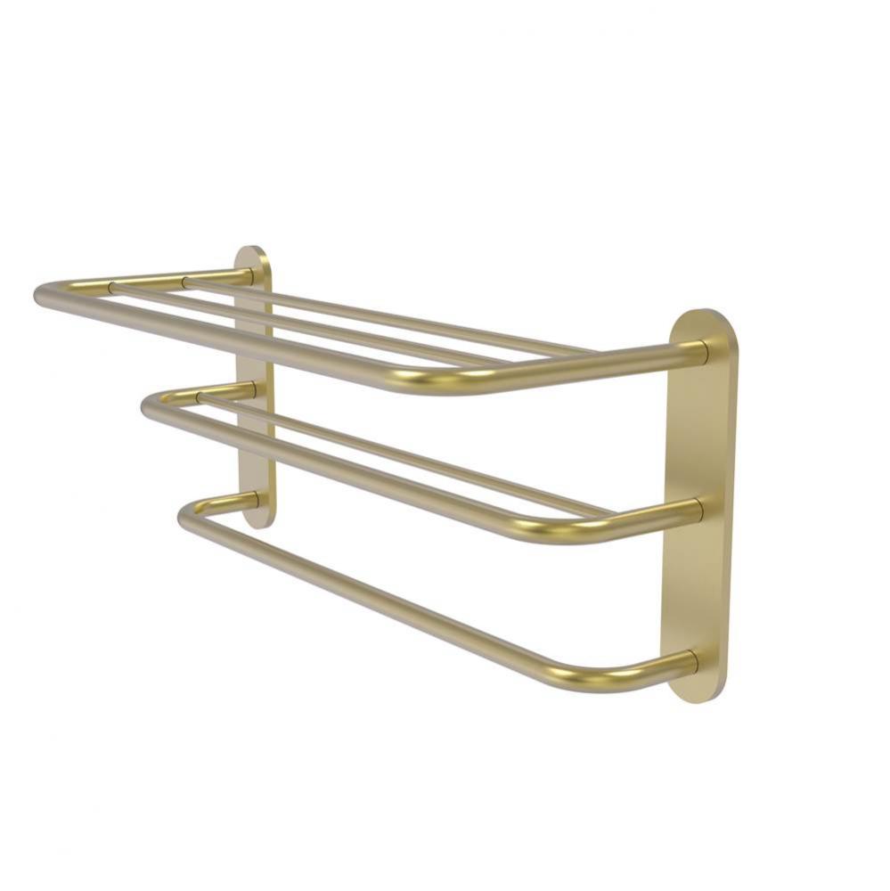 Three Tier Hotel Style Towel Shelf with Drying Rack