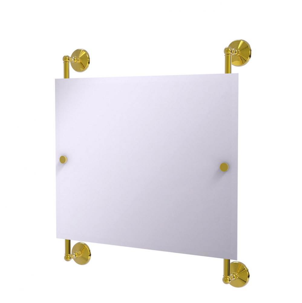 Monte Carlo Landscape Rectangular Frameless Rail Mounted Mirror