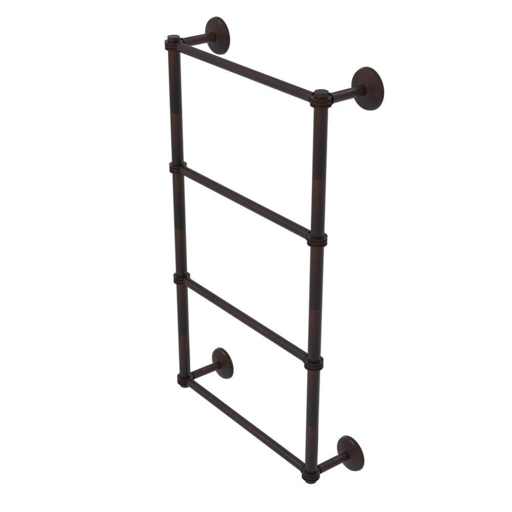 Monte Carlo Collection 4 Tier 24 Inch Ladder Towel Bar with Dotted Detail