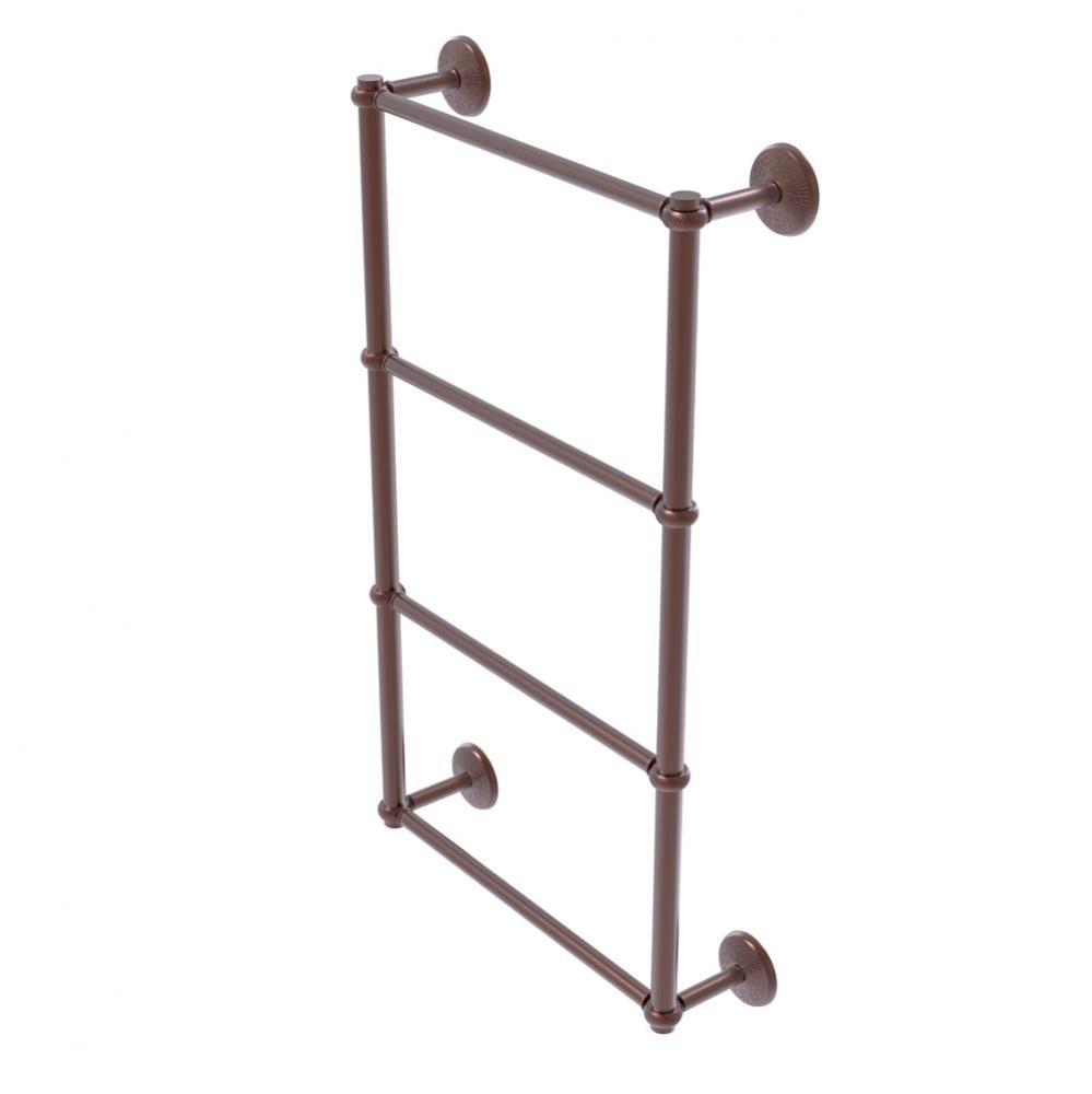 Monte Carlo Collection 4 Tier 36 Inch Ladder Towel Bar with Twisted Detail