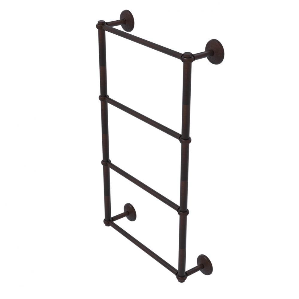 Monte Carlo Collection 4 Tier 36 Inch Ladder Towel Bar with Twisted Detail