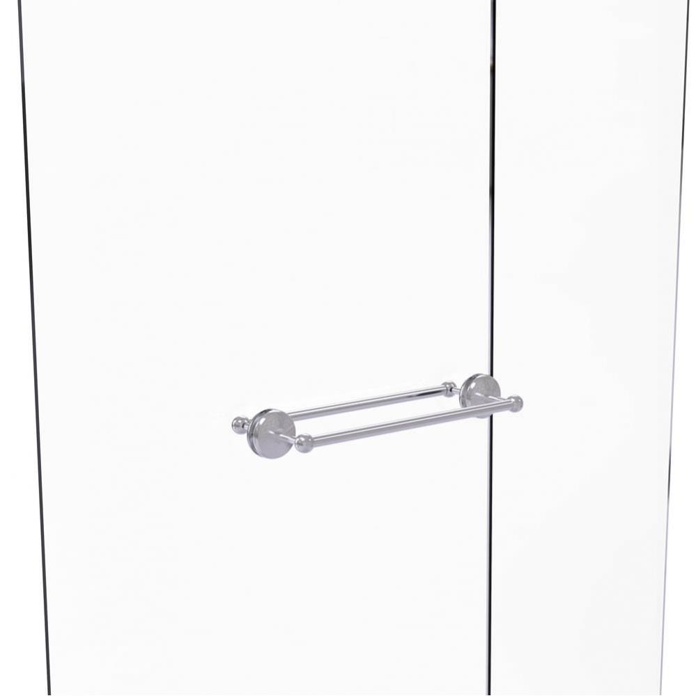 Monte Carlo Collection 18 Inch Back to Back Shower Door Towel Bar