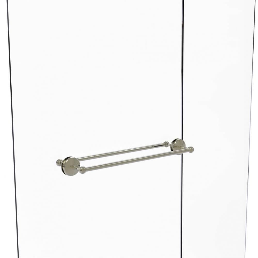 Monte Carlo Collection 24 Inch Back to Back Shower Door Towel Bar