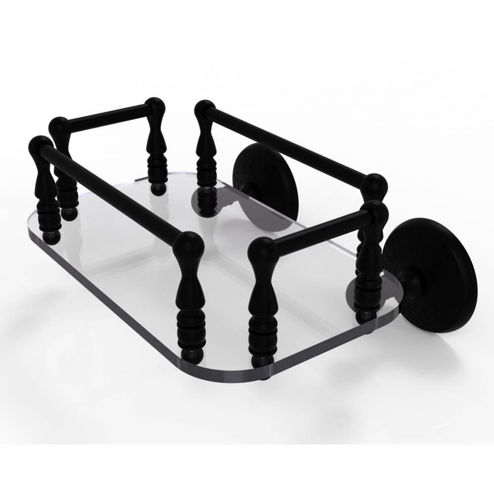 Monte Carlo Collection Wall Mounted Glass Guest Towel Tray