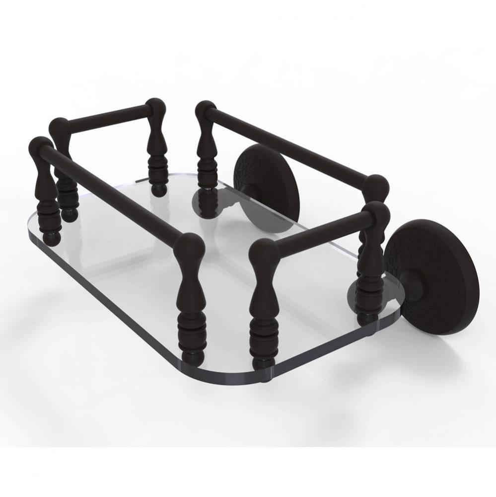 Monte Carlo Collection Wall Mounted Glass Guest Towel Tray