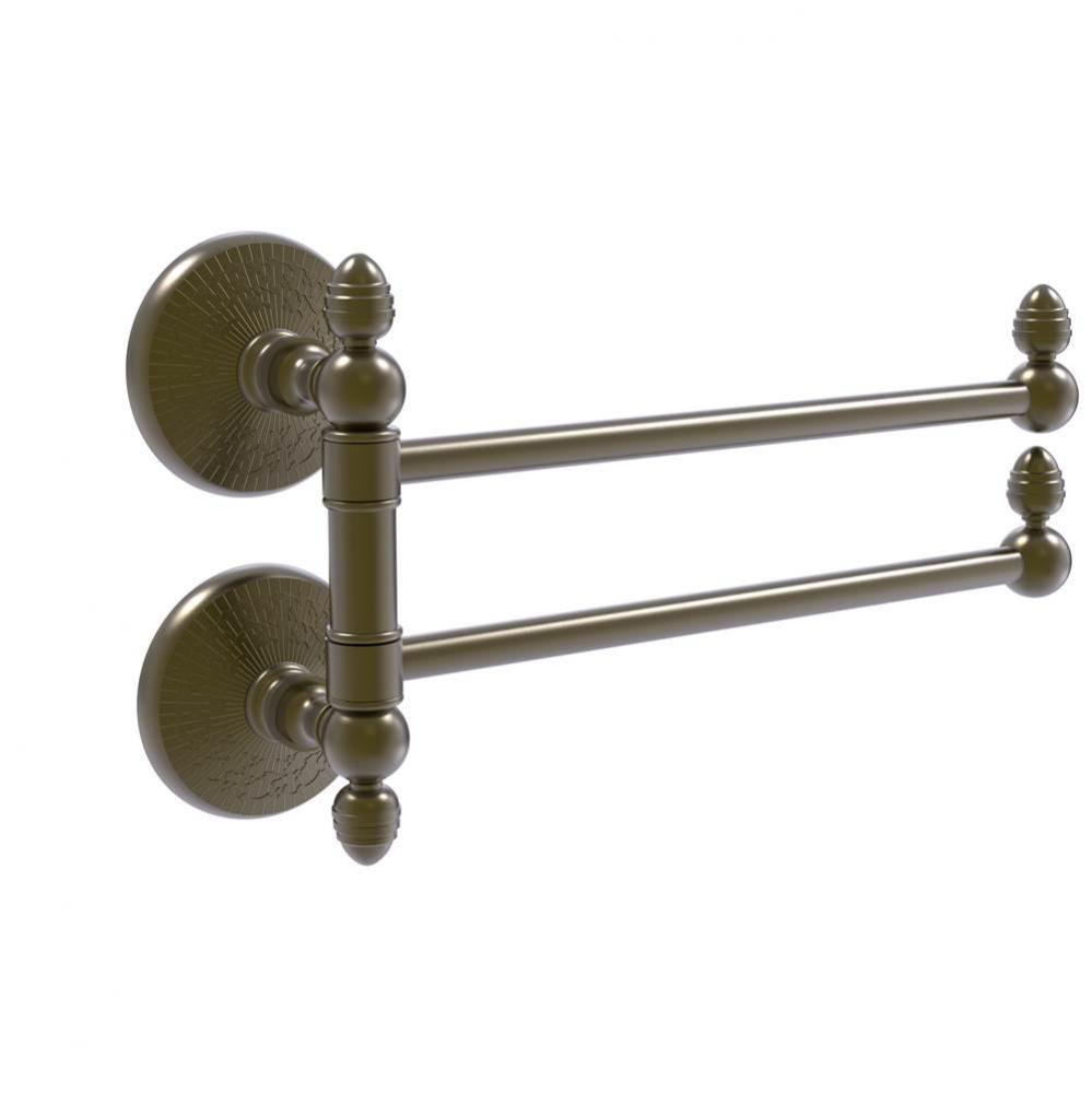 Monte Carlo Collection 2 Swing Arm Towel Rail