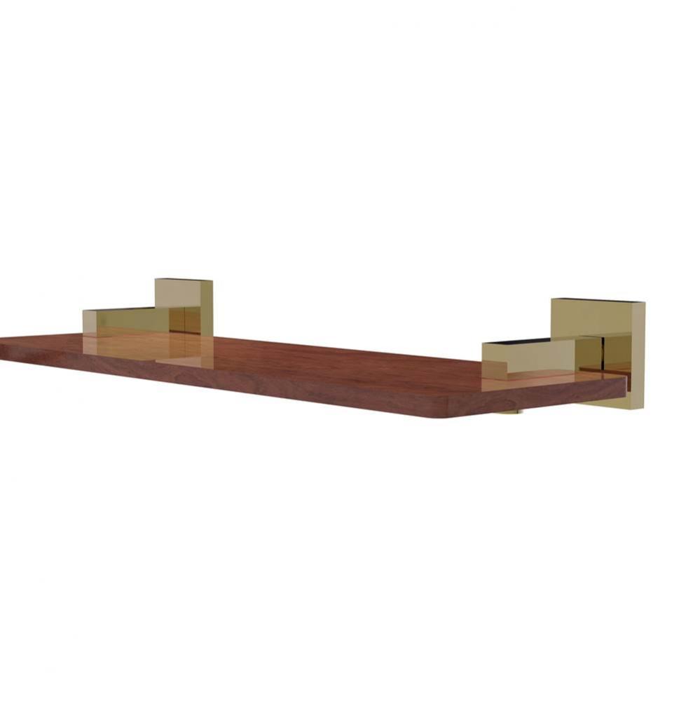 Montero Collection 16 Inch Solid IPE Ironwood Shelf