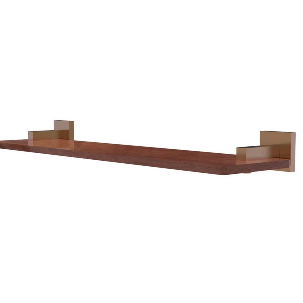 Montero Collection 22 Inch Solid IPE Ironwood Shelf