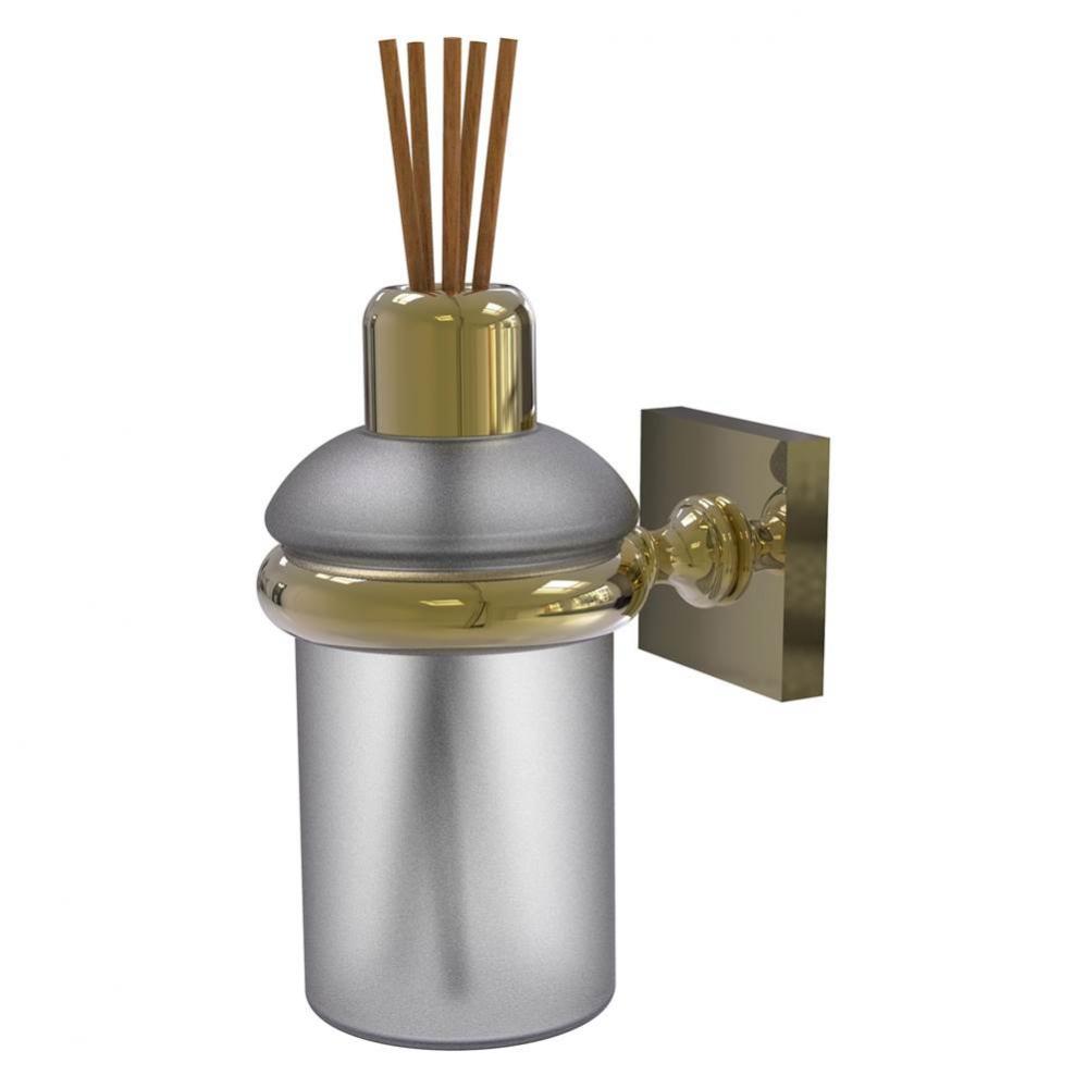 Montero Collection Wall Mounted Scent Stick Holder - Unlacquered Brass