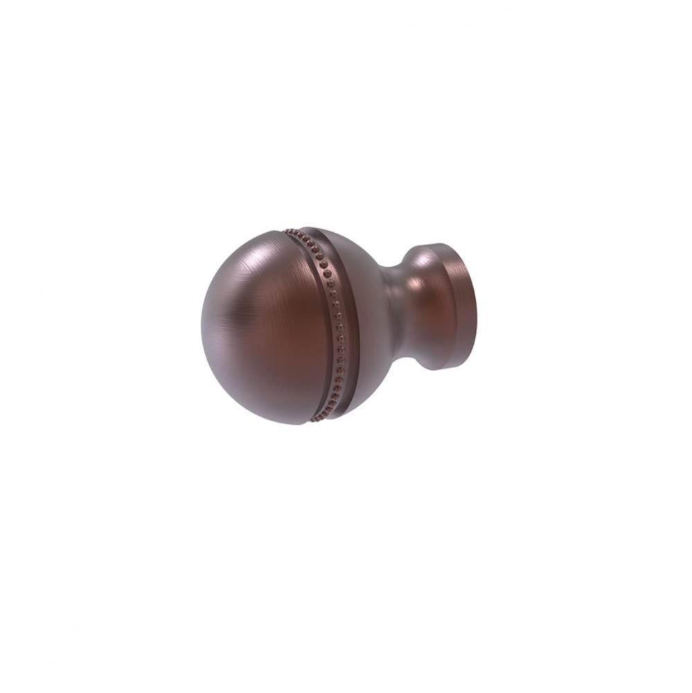 1 Inch Beaded Cabinet Knob