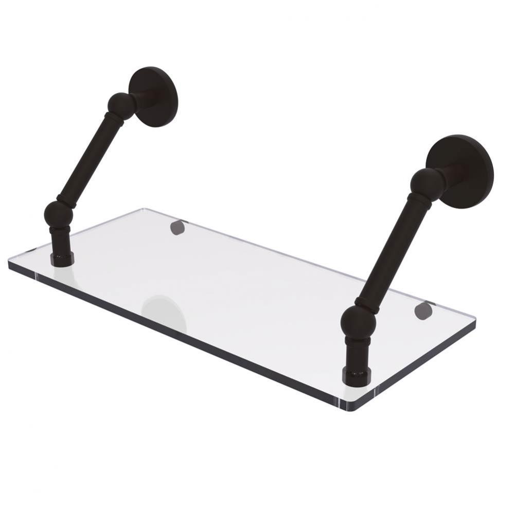 Prestige Skyline Collection 18 Inch Floating Glass Shelf