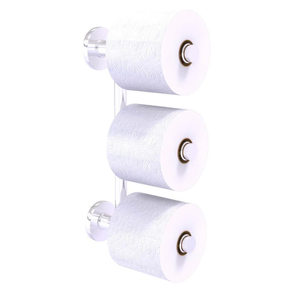 Prestige Skyline Collection 3 Roll Reserve Roll Toilet Paper Holder - Satin Chrome