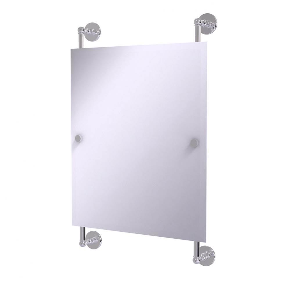 Prestige Skyline Collection Rectangular Frameless Rail Mounted Mirror