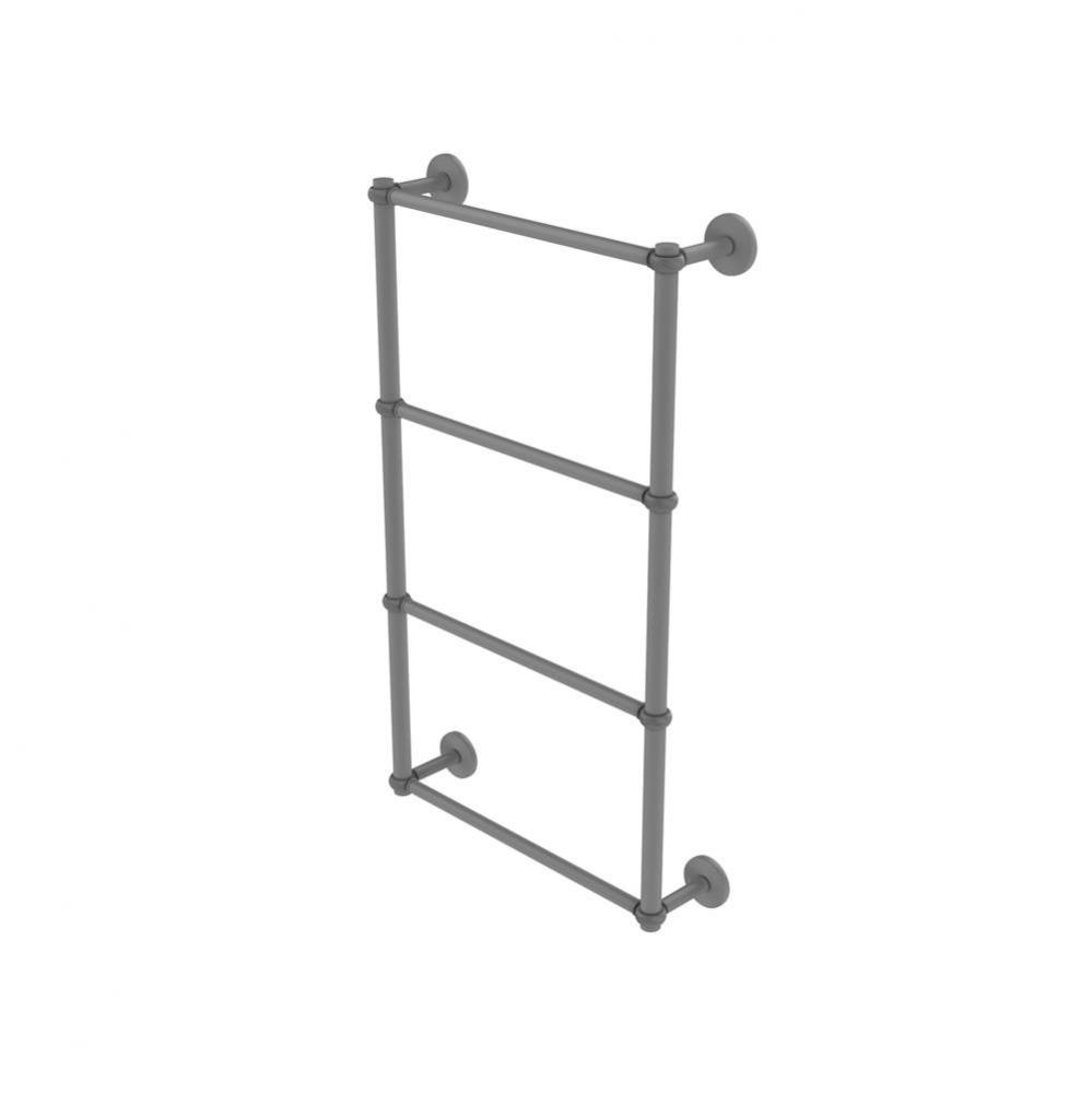 Prestige Skyline Collection 4 Tier 30 Inch Ladder Towel Bar with Twisted Detail