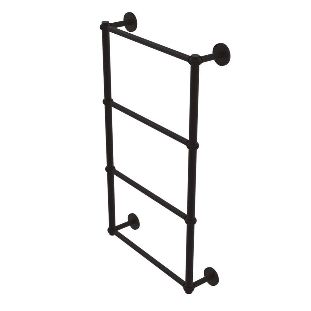 Prestige Skyline Collection 4 Tier 30 Inch Ladder Towel Bar with Twisted Detail