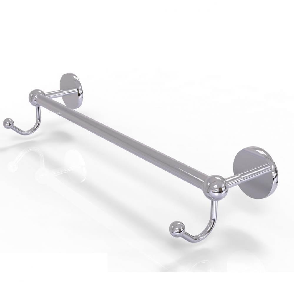 Prestige Skyline Collection 18 Inch Towel Bar with Integrated Hooks
