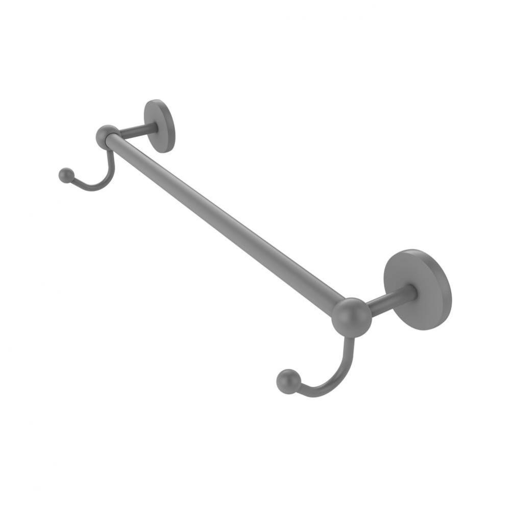 Prestige Skyline Collection 24 Inch Towel Bar with Integrated Hooks
