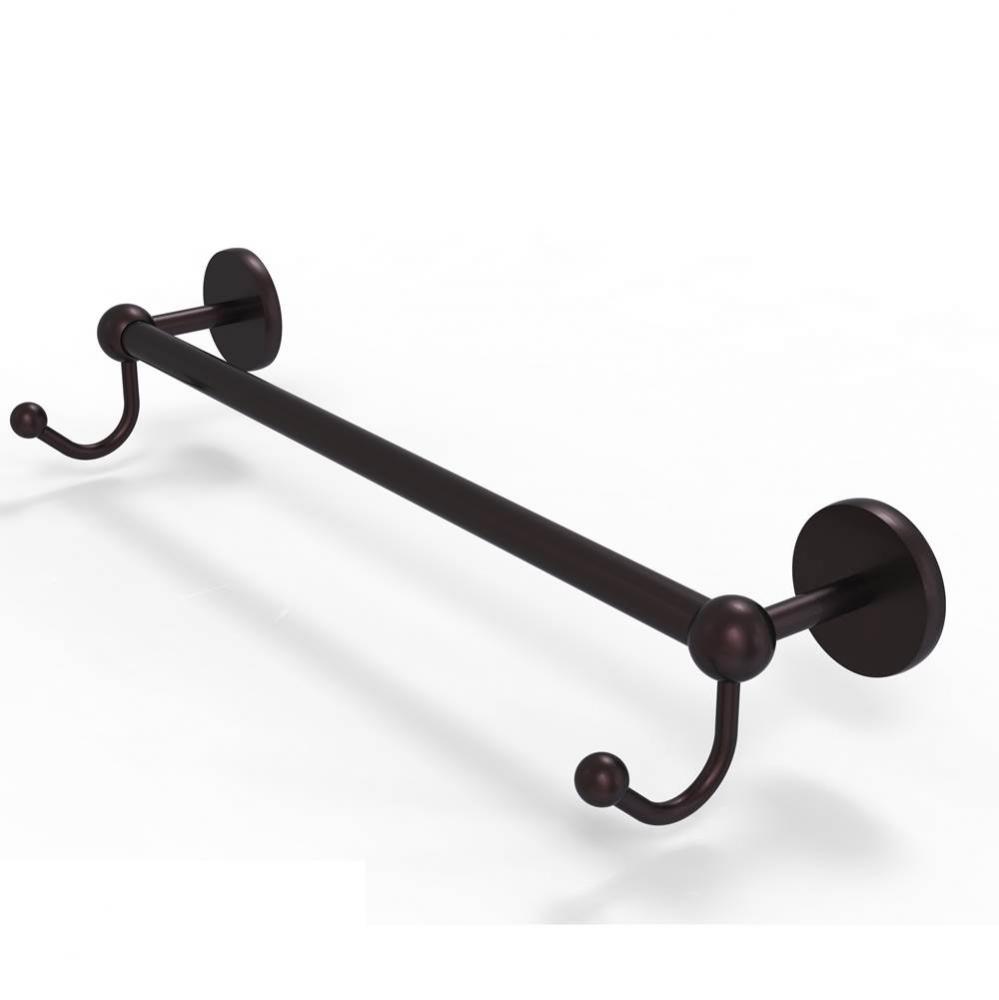 Prestige Skyline Collection 30 Inch Towel Bar with Integrated Hooks