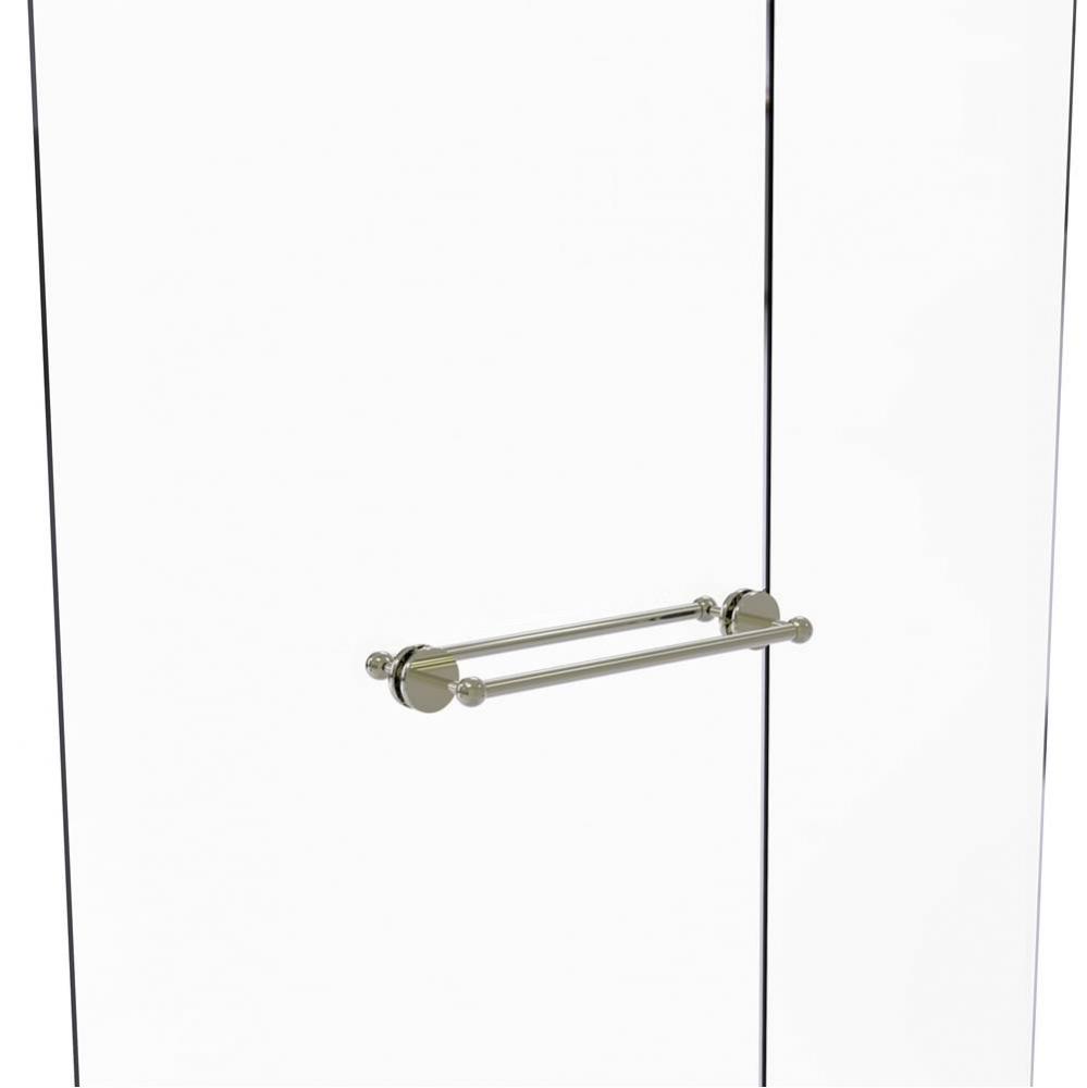 Prestige Skyline Collection 18 Inch Back to Back Shower Door Towel Bar